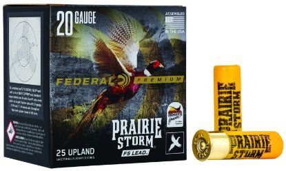 Picture of Federal Pfx204fs4 Premium Prairie Storm Fs 20 Gauge 2.75" 1 Oz 4 Shot 25 Per Box/ 10 Case 