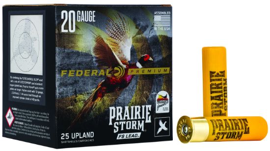 Picture of Federal Pfx258fs4 Premium Prairie Storm Fs 20 Gauge 3" 1 1/4 Oz 4 Shot 25 Per Box/ 10 Case 