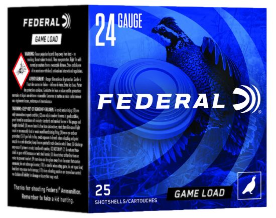 Picture of Federal N1248 Game-Shok Heavy Field 24 Gauge 2.50" 11/16 Oz 8 Shot 25 Per Box/ 10 Case 