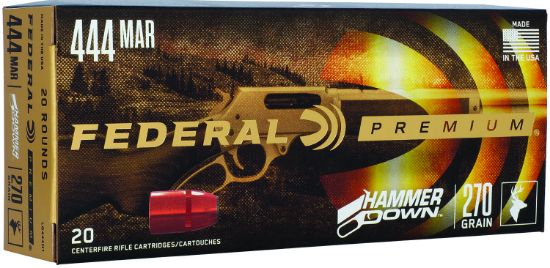 Picture of Federal Lg444m1 Premium Hammerdown 444 Marlin 270 Gr Bonded Hollow Point 20 Per Box/ 10 Case 