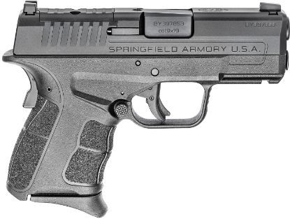 Picture of Springfield Armory Xdsg9339bosp Xd-S Mod.2 Osp 9Mm Luger 9+1/7+1 3.30" Black Polymer Frame W/Picatinny Acc. Rail, Optic Ready Black Melonite Steel Slide, Enhanced Mod.2 Textured Grip 