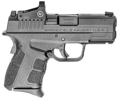 Picture of Springfield Armory Xdsg9339bct Xd-S Mod.2 Osp 9Mm Luger 3.30" 9+1,7+1 Black Melonite Steel Slide Black Polymer Grip With Ct Red Dot 