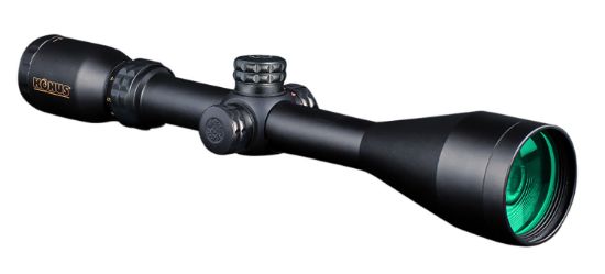 Picture of Konus 7294 Konuspro Hunting Matte Black 3-9X50mm 1" Tube Dual Illuminated (Blue/Red) Engraved 30/30 Floating Cross Reticle 