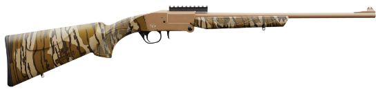 Picture of Charles Daly 930270 101 Turkey 410 Gauge Break Open 3" 1Rd 20" Flat Dark Earth Cerakote Steel Barrel & Receiver, Fixed Mossy Oak Bottomland Synthetic Stock 