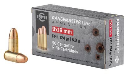 Picture of Ppu Pprm9m Rangemaster 9Mm Luger 124 Gr Full Metal Jacket/ 1000 Per Box 