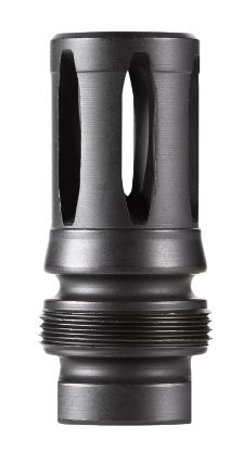 Picture of Dead Air Da122 Xeno Flash Hider Black Nitride 4140 Steel With 5/8"-24 Tpi Threads, 2.16" Oal & .99" Diameter 
