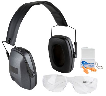 Picture of Safariland 1348650 Impulse Range Kit Ultra-Compact Earmuffs, Foam Impulse Hearing Protection, Hd Flex Protective Eyewear 