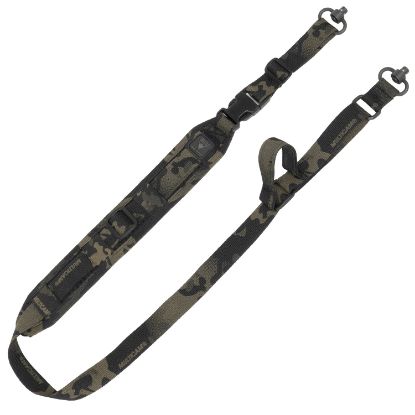 Picture of Grovtec Us Inc Gtsl326 Qs 2-Point Sentinel With Multicam Black Finish, 2" W, Adjustable Design & Push Button Swivels For Rifle/Shotgun 