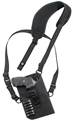 Picture of Grovtec Us Inc Gthl15102r Trail Pack Shoulder Black Nylon Harness Fits Med/Lg Da Revolver Fits 3-4" Barrel Right Hand 