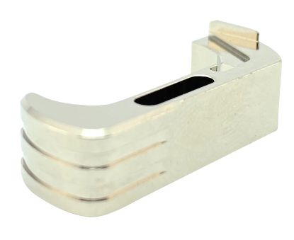 Picture of Cross Armory Crg5mcsv Mag Catch Extended Compatible W/Glock Gen4-5 Silver Anodized Aluminum 