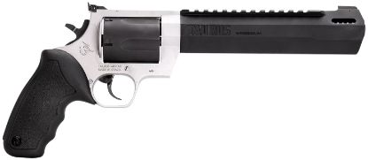 Picture of Taurus 2460085Rh Raging Hunter 460 S&W Mag 5Rd 8.37" Matte Black Oxide Cylinder & Barrel Matte Stainless Steel Frame Black Rubber With Integrated Cushion Insert Grip 