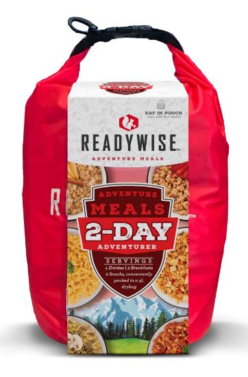 Picture of Readywise Rw05919 Outdoor Food Kit 2 Day Adventure Pack W/Dry Bag Includes 4 Entrees, 2 Breakfasts And 2 Snacks 