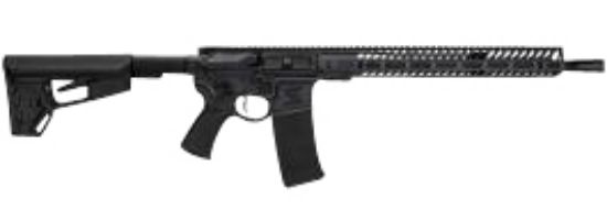 Picture of Seekins Precision 0011300073 Nx15 223 Wylde Caliber With 16" Barrel, 30+1 Capacity, Black Oxide Metal Finish, Black 6 Position Collapsible Carbine Stock & Polymer Grip Ambidextrous Hand 