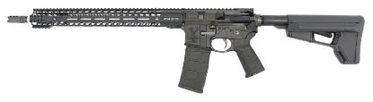 Picture of Stag Arms Stag15010611 Stag 15 3Gun Elite 5.56X45mm Nato 18" 30+1 Black Hard Coat Anodized Rec Black Adjustable Magpul Sl-S Stock Black Magpul Moe Grip Left Hand 