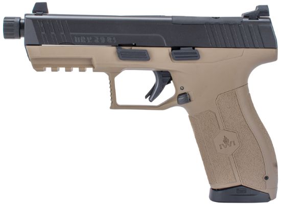 Picture of Iwi Us M9orp10tfd Masada 9Mm Luger 4.60" Tb 10+1 Flat Dark Earth Flat Dark Earth Interchangeable Backstrap Grip 