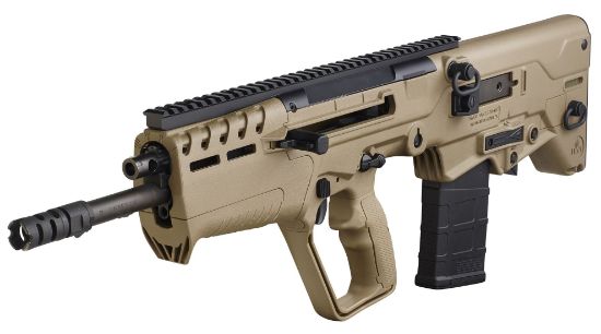 Picture of Iwi Us T7f2010 Tavor 7 7.62X51mm Nato Caliber With 20" Barrel, 10+1 Capacity, Flat Dark Earth Metal Finish, Flat Dark Earth Fixed Bullpup Stock & Polymer Grip Ambidextrous Hand 