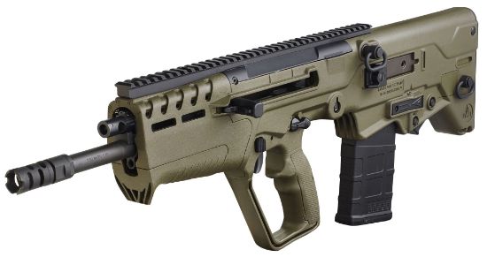 Picture of Iwi Us T7g2010 Tavor 7 7.62X51mm Nato Caliber With 20" Barrel, 10+1 Capacity, Od Green Metal Finish, Od Green Fixed Bullpup Stock & Polymer Grip Ambidextrous Hand 