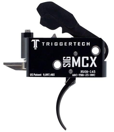 Picture of Triggertech Arctbb25nnf Adaptable Two-Stage Flat Trigger With 2.50-5 Lbs Draw Weight & Black Pvd Finish For Sig Mcx 