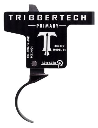 Picture of Triggertech K84sbb14nnk Primary Single-Stage Curved Trigger With 1.50-4 Lbs Draw Weight & Black Pvd Finish For Kimber M84 