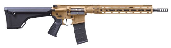 Picture of Lwrc Icdir5ck16cm Lwrci Competition 5.56X45mm Nato 16.10" 30+1 Flat Dark Earth Cerakote Rec Black Adjustable Magpul Moe Stock Black Magpul Moe+ Grip Right Hand 