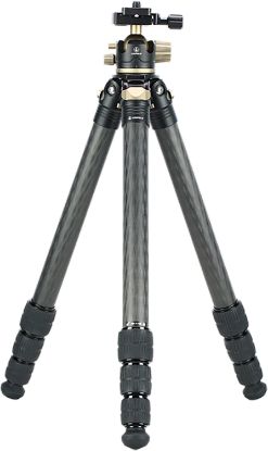 Picture of Leupold 180379 Pro Guide Tripod Kit Tripod 6.70-67" High Black Carbon Fiber 