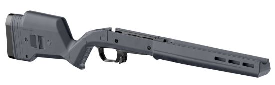 Picture of Magpul Mag1069-Gry-Lt Hunter 110 Stock Fixed With Aluminum Bedding & Adj Comb Stealth Gray Synthetic Savage 110 Short Action Left Hand 