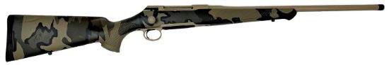 Picture of Sauer S1kviast65ct 100 6.5 Creedmoor 5+1 22" Threaded Barrel & Steel Receiver, Tan Metal Finish, Kuiu Verde Camo Ergo Max Synthetic Stock, Adjustable Single-Stage Trigger, Three-Position Safety 