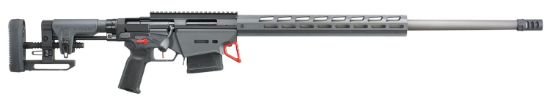 Picture of Ruger 18085 Precision 6Mm Creedmoor 26" 10+1 Stainless Steel Gray, Left Side Folding Ruger Precision Msr Stock, Black Magpul Moe-K2+ Grip Right Hand 