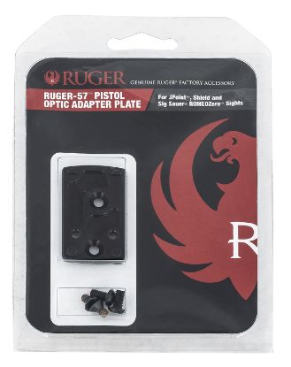 Picture of Ruger 90723 Ruger-57 Optic Adapter Plate Pistol Black Anodized Aluminum 