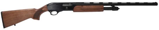 Picture of Ati Atig20sc26pw Scout 20 Gauge 3" 4+1 26" Barrel, Black Metal Finish, Wood Stock Includes 3 Choke Tubes 