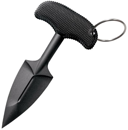 Picture of Cold Steel 92Fpb Fgx Push Blade Ii 2.25" Fixed Plain Black Griv-Ex Blade/Black Kray-Ex Handle 