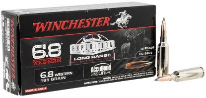 Picture of Winchester Ammo S68wlr Expedition Big Game Long Range 6.8 Western 165 Gr Nosler Accubond Long Range 20 Per Box/ 10 Case 