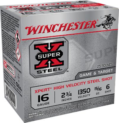 Picture of Winchester Ammo We16gt6a Super X Xpert High Velocity 16 Gauge 2.75" 15/16 Oz 6 Shot 25 Per Bx/ 10 Case 