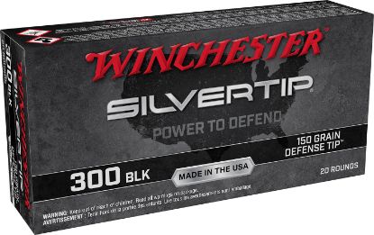 Picture of Winchester Ammo W300st Silvertip 300 Blackout 150 Gr Defense Tip 20 Per Box/ 10 Case 