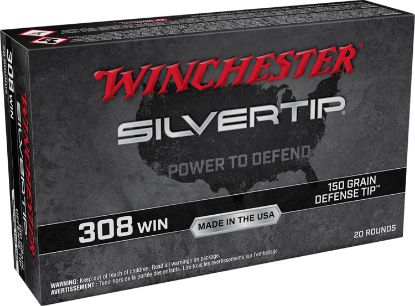 Picture of Winchester Ammo W308st Silvertip 308 Win 150 Gr Defense Tip 20 Per Box/ 10 Case 