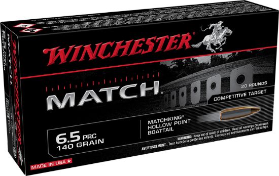 Picture of Winchester Ammo S65pm Match 6.5 Prc 140 Gr Sierra Matchking Bthp 20 Per Box/ 10 Case 