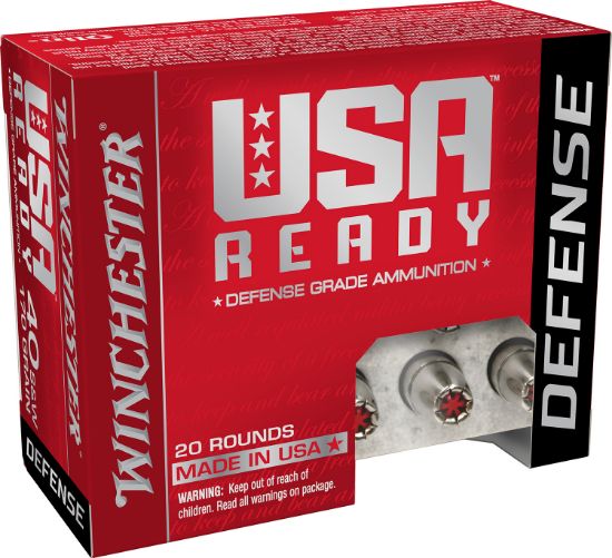 Picture of Winchester Ammo Red40hp Usa Ready 40 S&W 170 Gr Hex Vent Hollow Point 20 Per Box/ 10 Case 