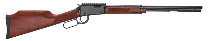 Picture of Henry H001me Magnum Express Full Size 22 Wmr 11+1 19.25" Barrel, Black Metal Finish & Fixed Monte Carlo American Walnut Stock Right Hand 