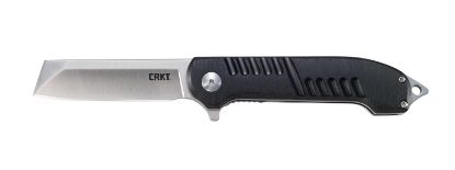 Picture of Crkt 4031 Razel Gt 3.02" Folding Chisel Plain Satin 8Cr13mov Ss Blade Black/ Aluminum Handle Includes Pocket Clip 