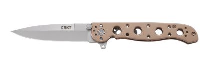 Picture of Crkt M16-03Bs M16 03Bs 3.55" Folding Spear Point Plain Satin 12C27 Sandvik Blade/Bronze 2Cr13 Stainless Handle Includes Pocket Clip 