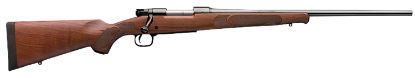 Picture of Winchester Guns 535200299 Model 70 Featherweight 6.8 Western 3+1 Cap 24" Brushed Polish Blued Rec/Barrel Satin Walnut Fixed With Feather Checkering Stock Right Hand With Moa Trigger System (Full Size)