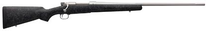 Picture of Winchester Guns 535242299 Model 70 Extreme Weather 6.8 Western Caliber With 3+1 Capacity, 24" Barrel, Matte Stainless Metal Finish & Gray Webbed Black Fixed Bell & Carlson Stock Right Hand (Full Size)