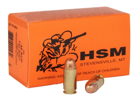 Picture of Hsm 4512R Training 45 Acp 230 Gr Full Metal Jacket 50 Per Box/ 20 Case 