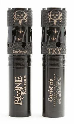 Picture of Carlson's Choke Tubes 80135 Bone Collector 20 Gauge Turkey Extended Ported 17-4 Stainless Steel 