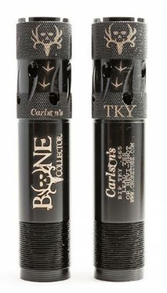 Picture of Carlson's Choke Tubes 80140 Bone Collector 12 Gauge Turkey Extended Ported 17-4 Stainless Steel 