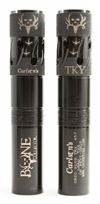 Picture of Carlson's Choke Tubes 80155 Bone Collector 80155 20 Gauge Turkey Extended Ported 17-4 Stainless Steel 