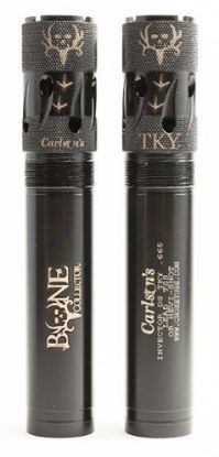 Picture of Carlson's Choke Tubes 80180 Bone Collector 12 Gauge Turkey Extended Ported 17-4 Stainless Steel 