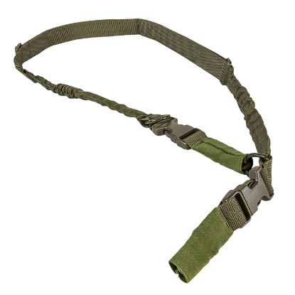 Picture of Ncstar Aars21pg Vism Sling 1.25" 55"-72" Adjustable Bungee Green Nylon Strap W/Elastic Shock-Cord 2Or1 Point Sling 