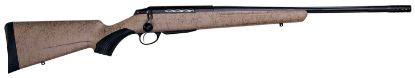 Picture of Tikka Jrtxrt331r10 T3x Lite 300 Win Mag 3+1 24.30" Fluted/Threaded, Black Barrel/Rec, Black Webbed Tan Roughtech Synthetic Stock, Interchangeable Grip, Muzzle Brake 