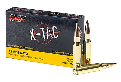 Picture of Pmc 762X X-Tac 7.62X51mm Nato 147 Gr Full Metal Jacket Boat Tail 20 Per Box/ 25 Case 